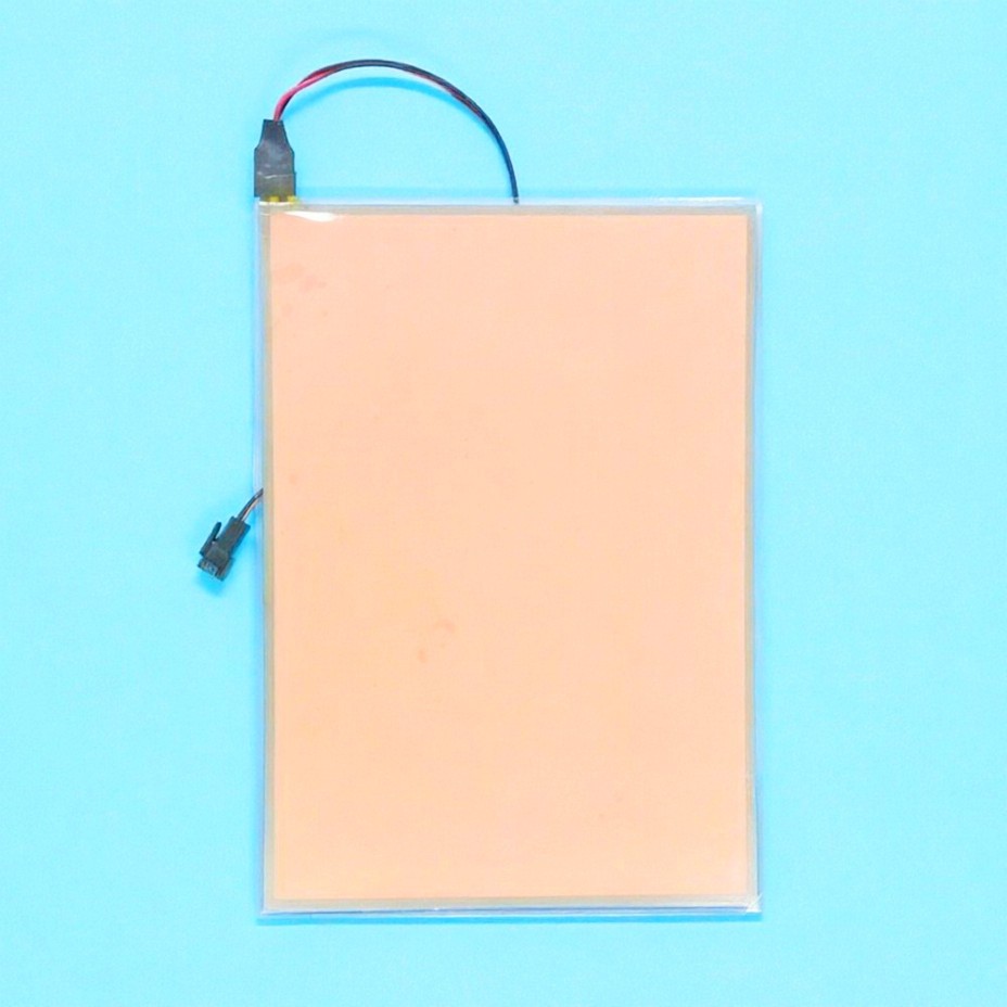 A6 size electroluminescent panel back light sheet foil lamp & 12V 5V EL inverter