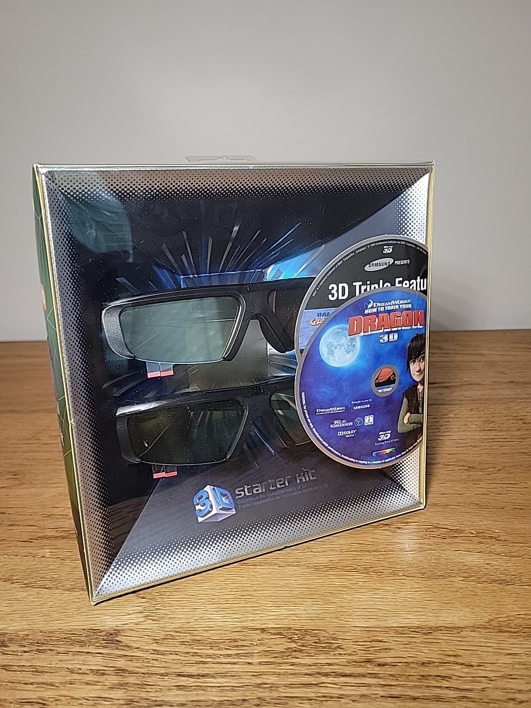 NEW SEALED Samsung 3D Starter Kit How To Train Your Dragon SSG-P2100X/ZA