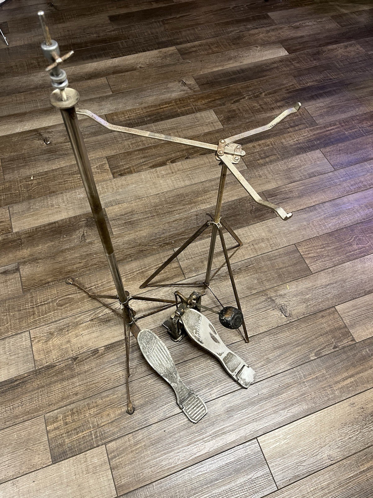 Ludwig Bass Drum Pedal Hi Hat Stand Snare Stand 1940s