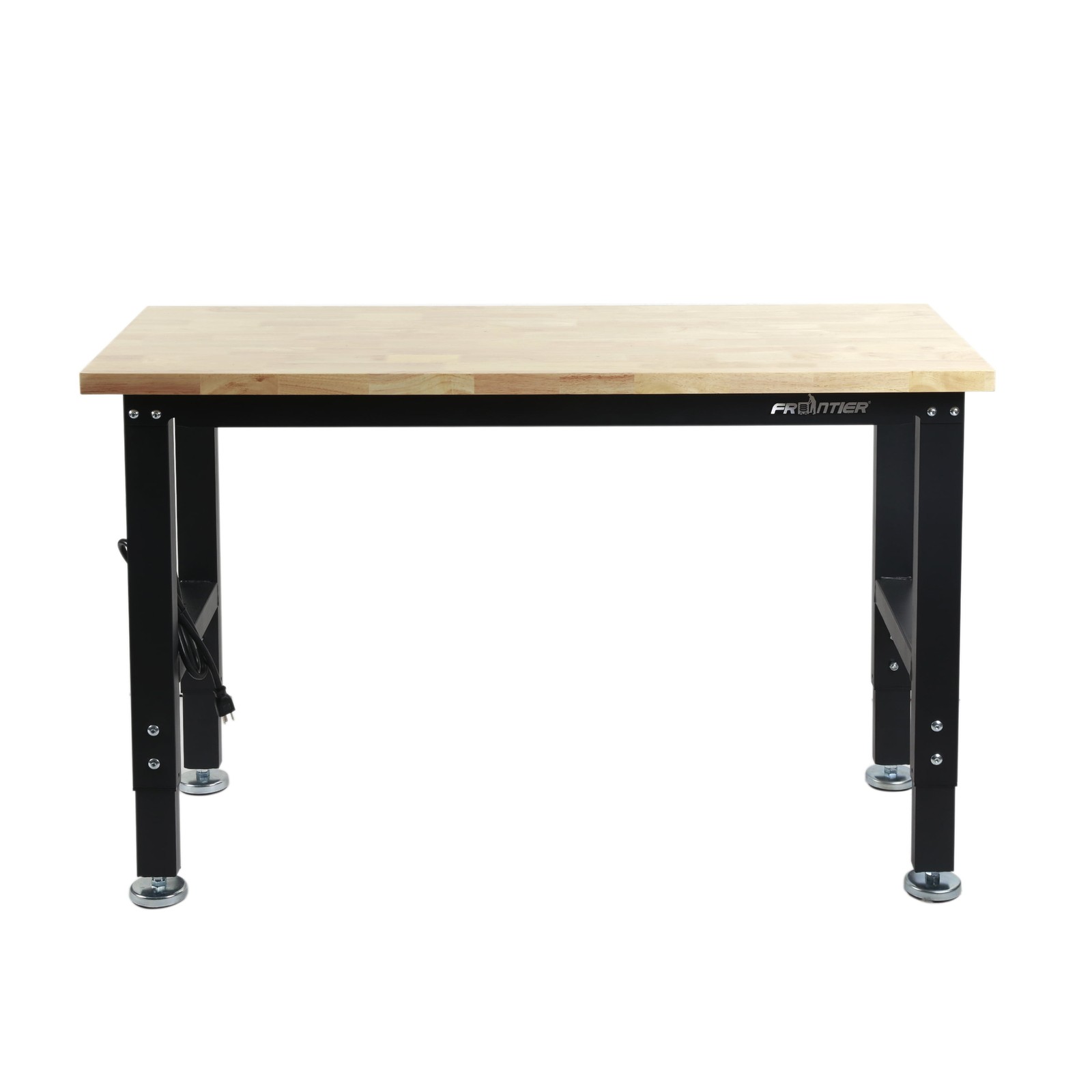 48-Inch Adjustable Workbench Heavy Duty Rubber Wood Work Table Multi-Function US