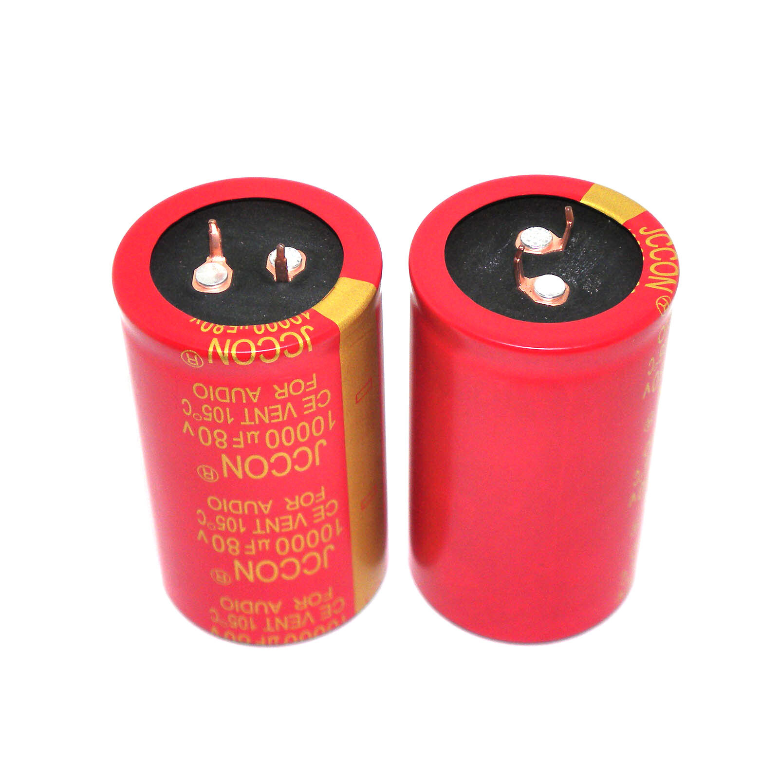 2X 10000uF 80V Audio Specific Electrolytic Capacitors 10000uf mfd 80V 35x60mm