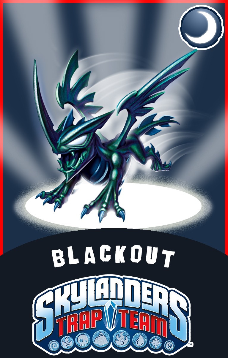 Blackout | Skylanders Trap Team NFC Card
