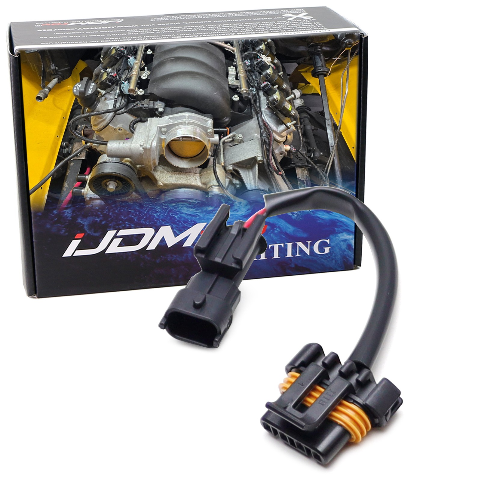2-Pin To 4-Pin Conversion Adpater For 99-05 GM non-RV LS1 LM7 LQ4 LR4 Alternator