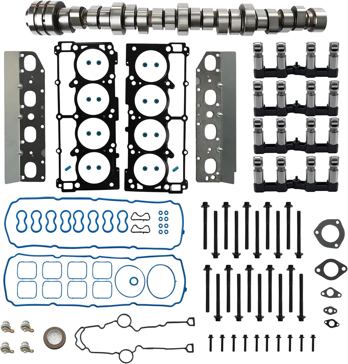 5.7L Non MDS Hemi Camshaft Lifter Kit W/Head Gasket Bolts Set Fit for Jeep Grand