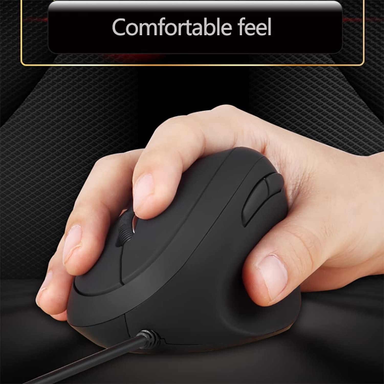 Wired Ergonomic Mouse, Optical Vertical Mouse with 3 Adjustable 800/1200/1600...