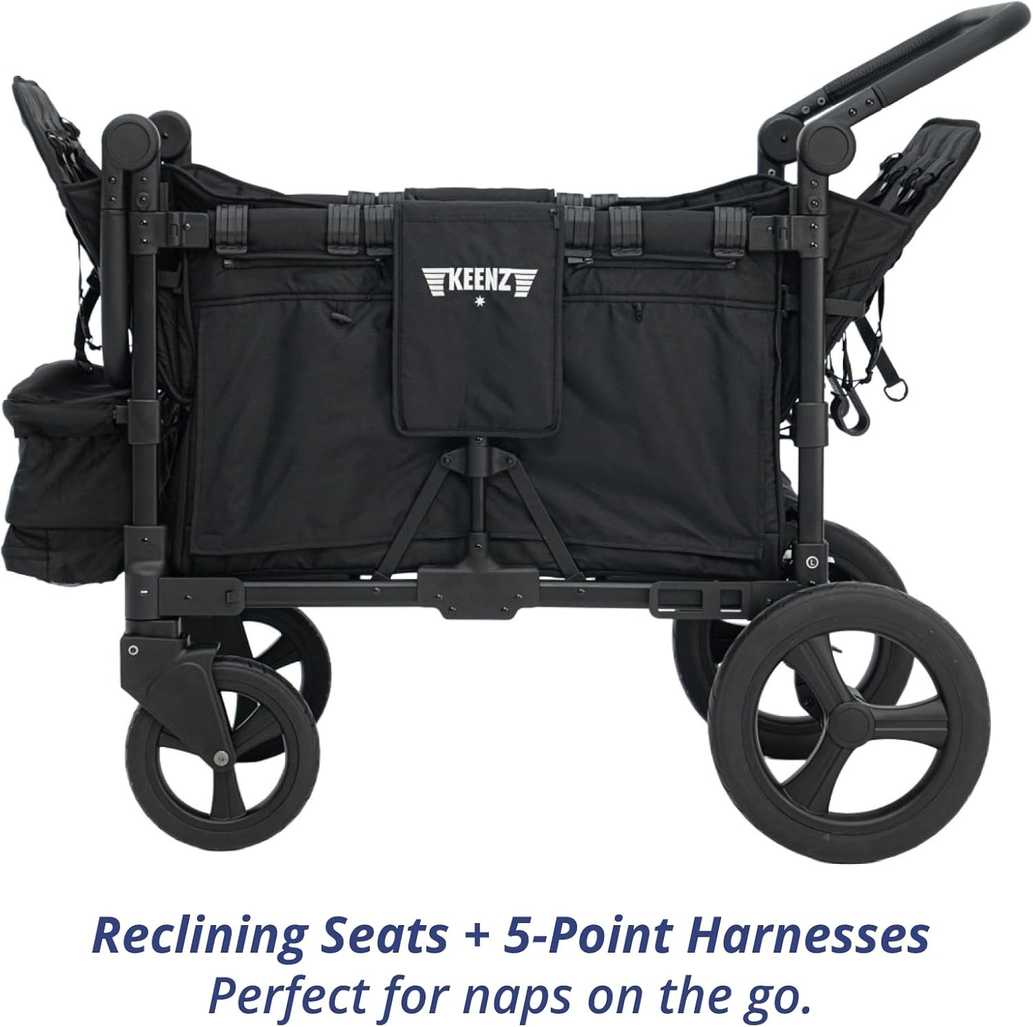 Keenz MOOV Stroller Wagon 2 Passenger Reclining Seats