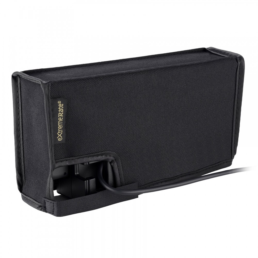 Black Nylon Waterproof Dust Cover for Nintendo Switch Console Charging Dock