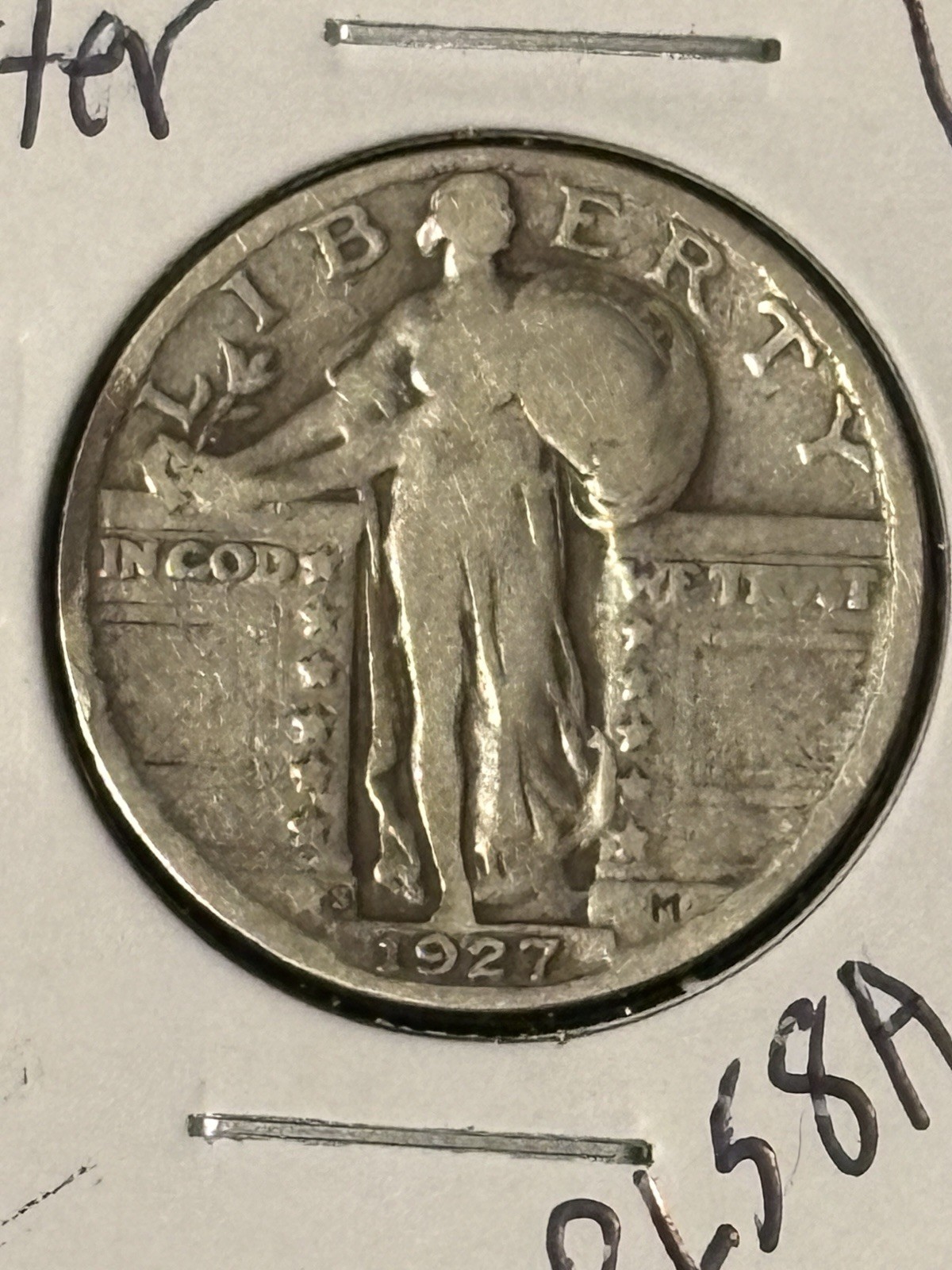 1927-S Liberty Standing Quarter     KEY DATE