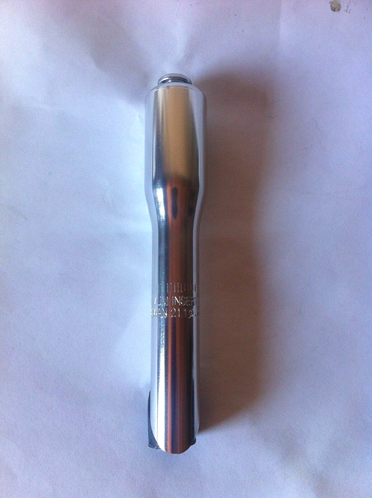 Silver Bicycle Threadless Stem Adapter 21.1mm Alloy Bikes
