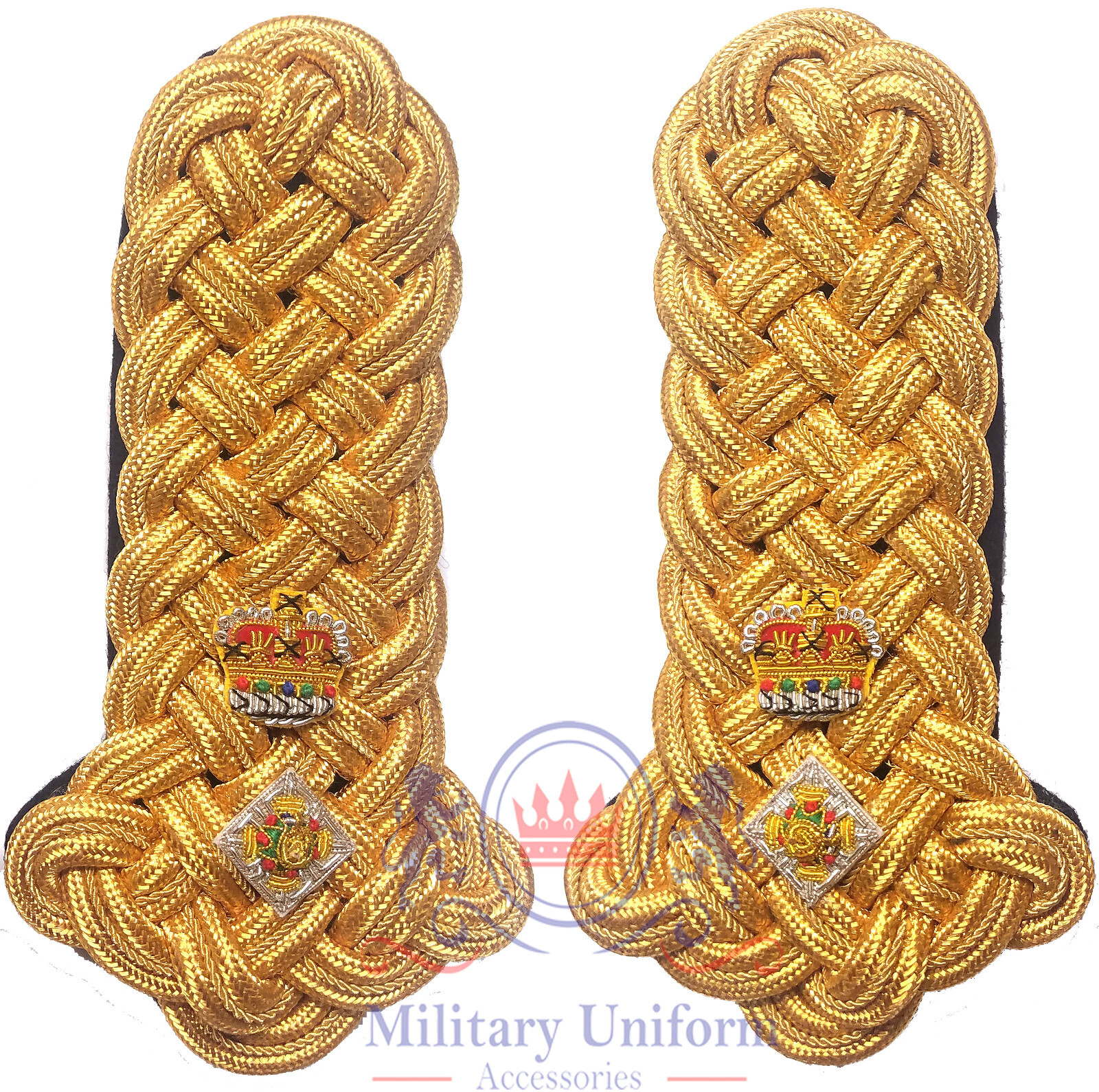BRITISH ARMY LIEUTENANT COLONEL GOLD EPAULETTE, OFFICER SHOULDER BOARD