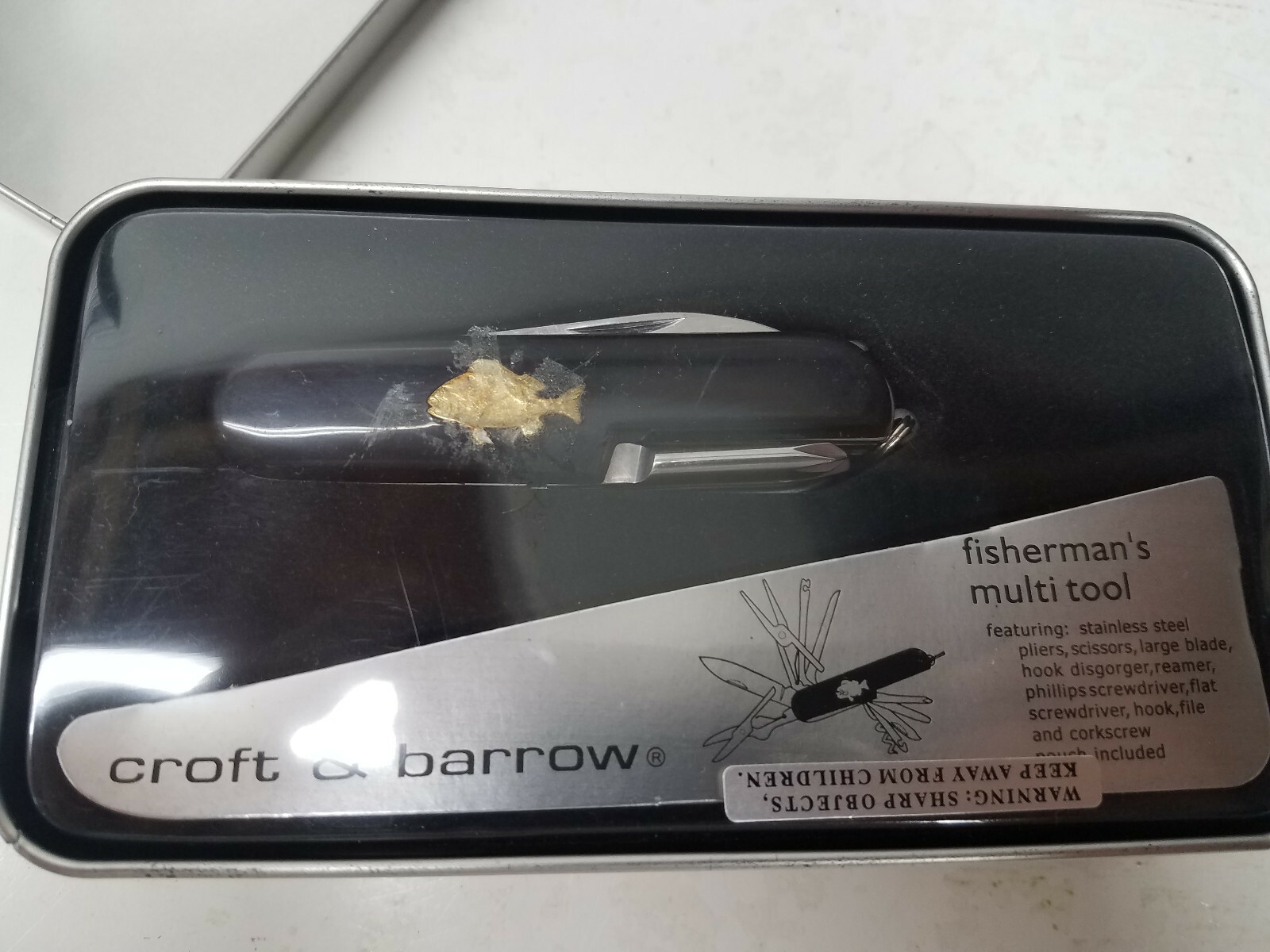 Croft & Barrow Fishermans Multi Tool in Tin