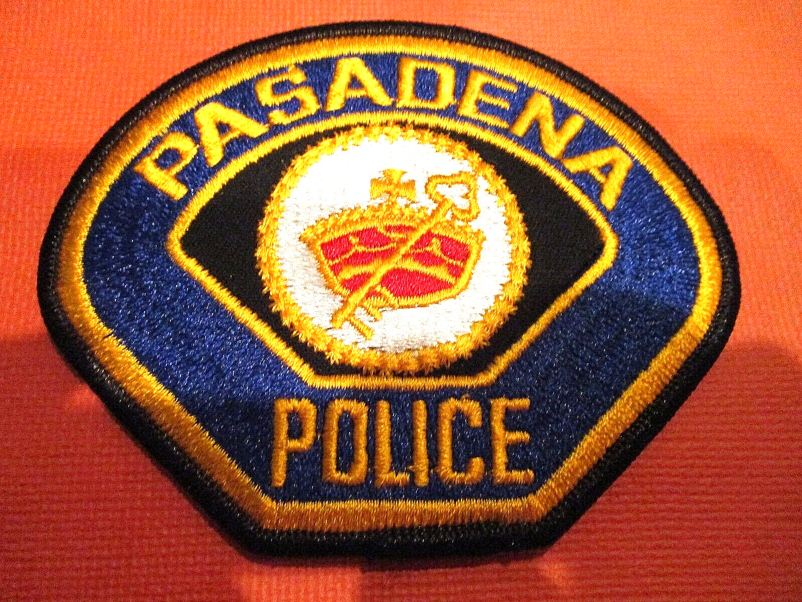 Collectible California Police Patch,Pasadena,New