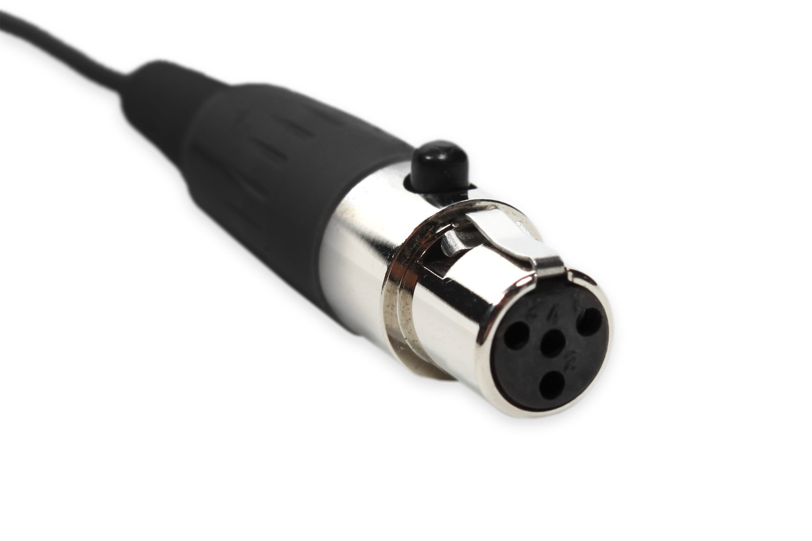 OSP HS-09 Black Earset Mic Replacment Cables with Shure TA4F Connectors