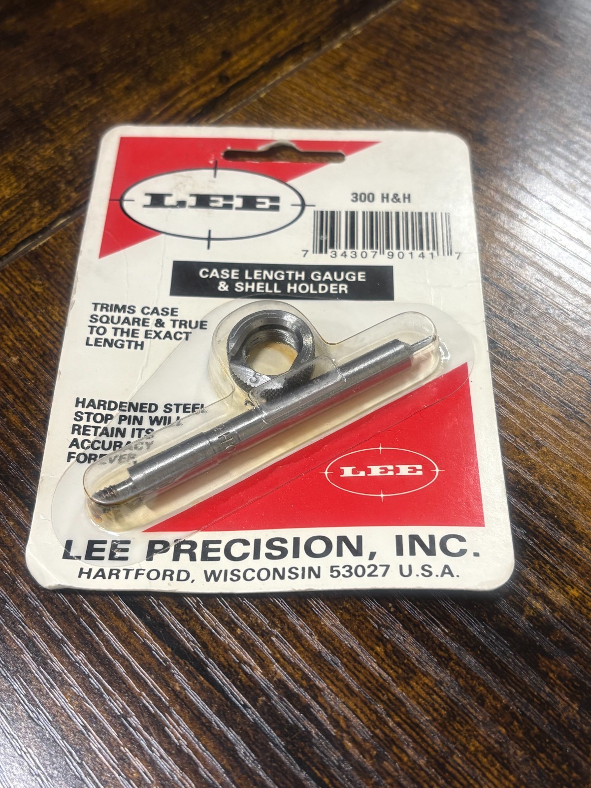 Lee case length gauge and shell holder for trimmer #90141 .300 H&H (NEW)