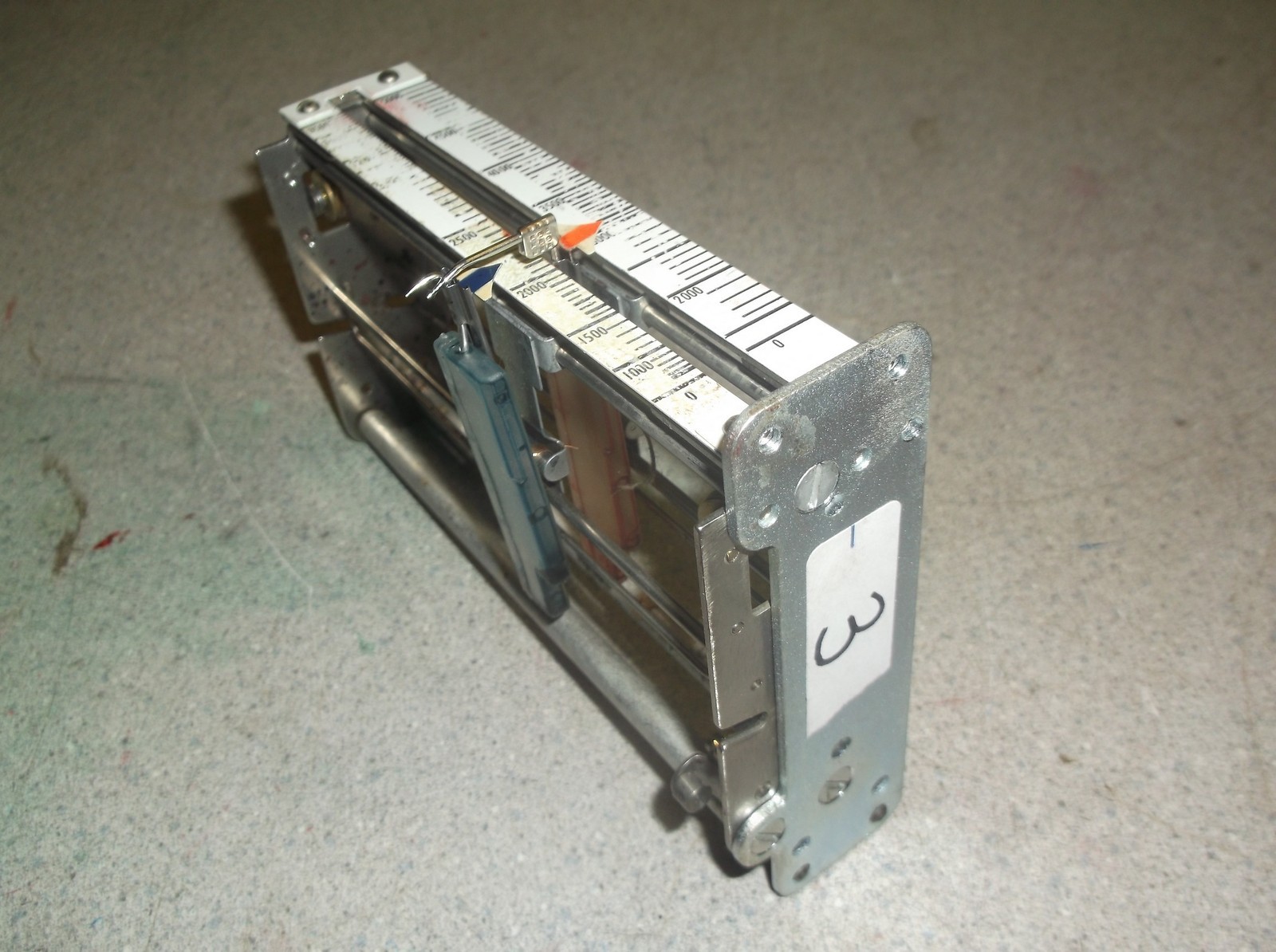 Taylor Transcope Recorder Measurement Gauge, Dual 0-3500 0-5000 *FREE SHIPPING*