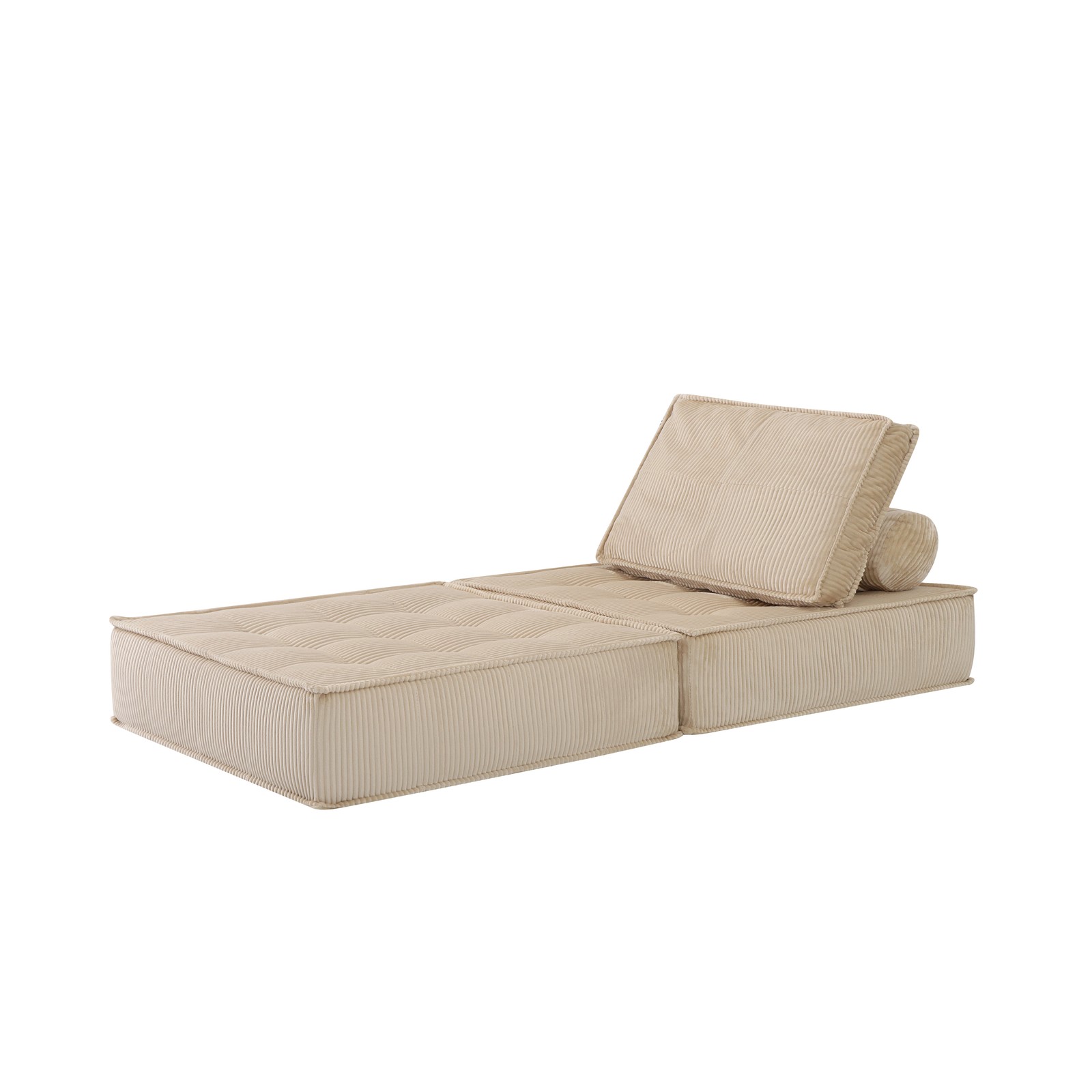 66.9 inch modular sofa, single seater, double-layer multi-combination, skin-frie