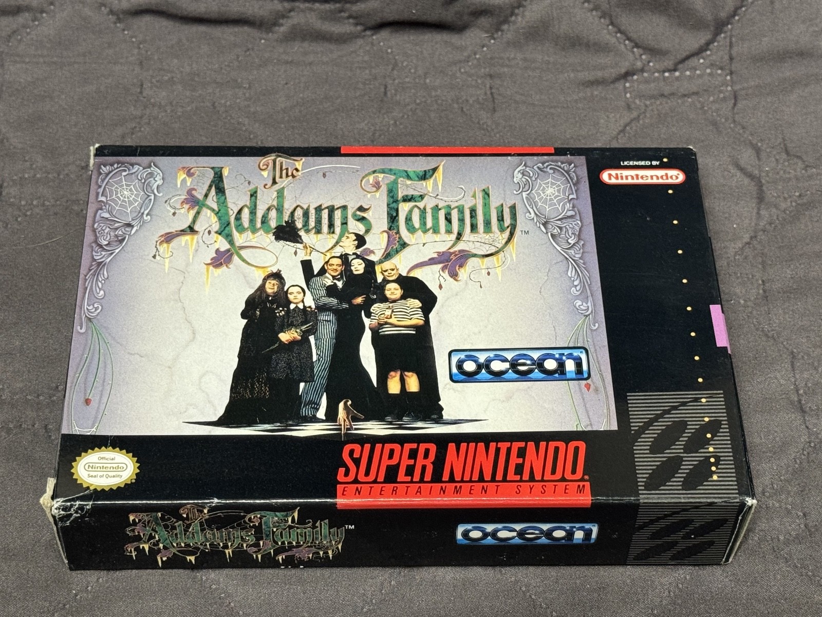 The Addams Family   *  Snes Box Only * Original