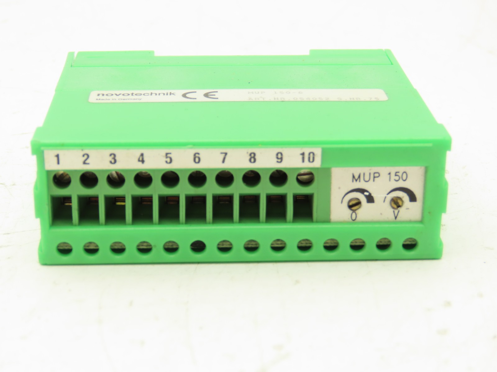 Novotechnik MUP 150-6 Signal Conditioner Transducer for Position Sensor