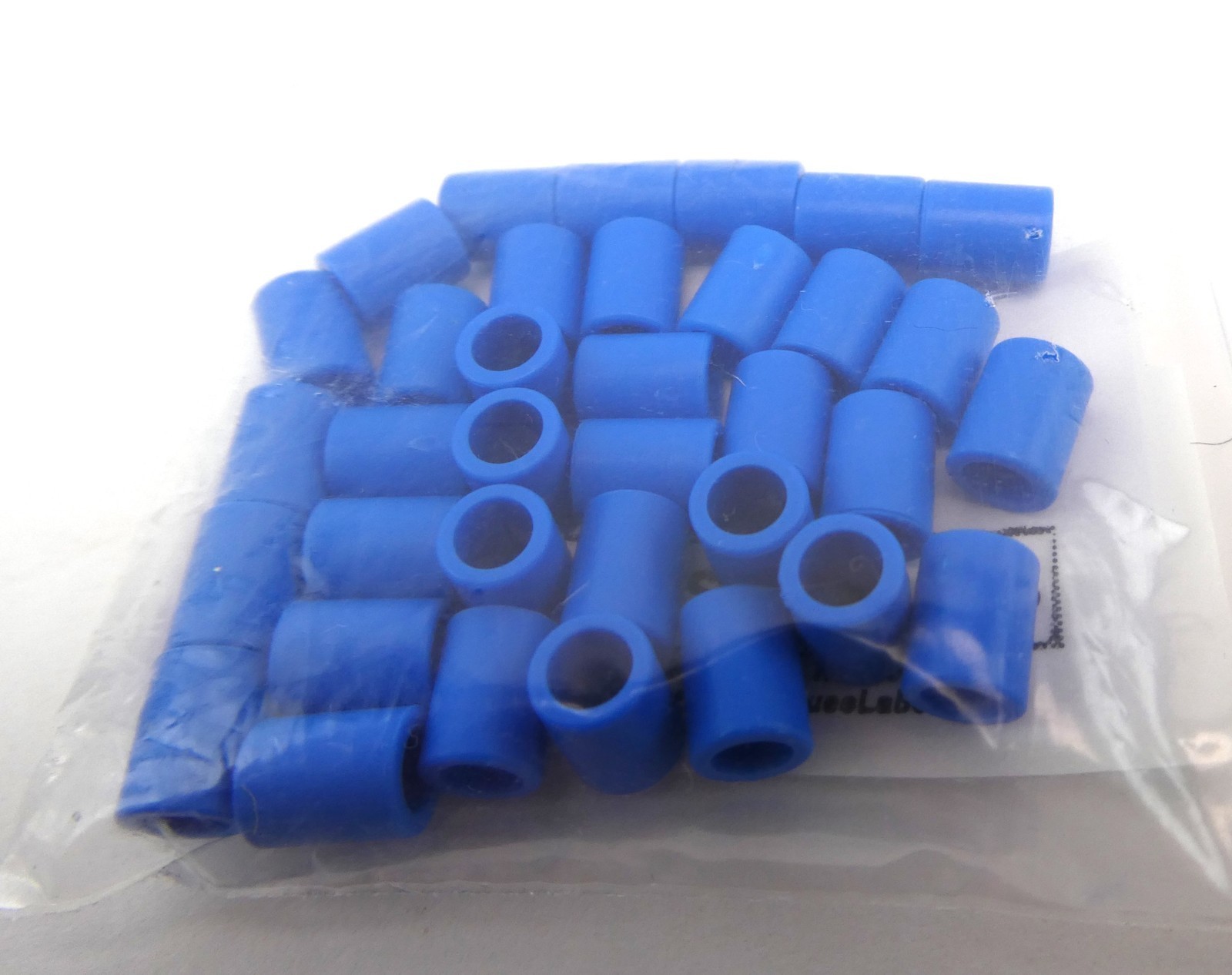 Micro Knex K'nex Lot of 38 Blue Micro Spacers 4 Wide