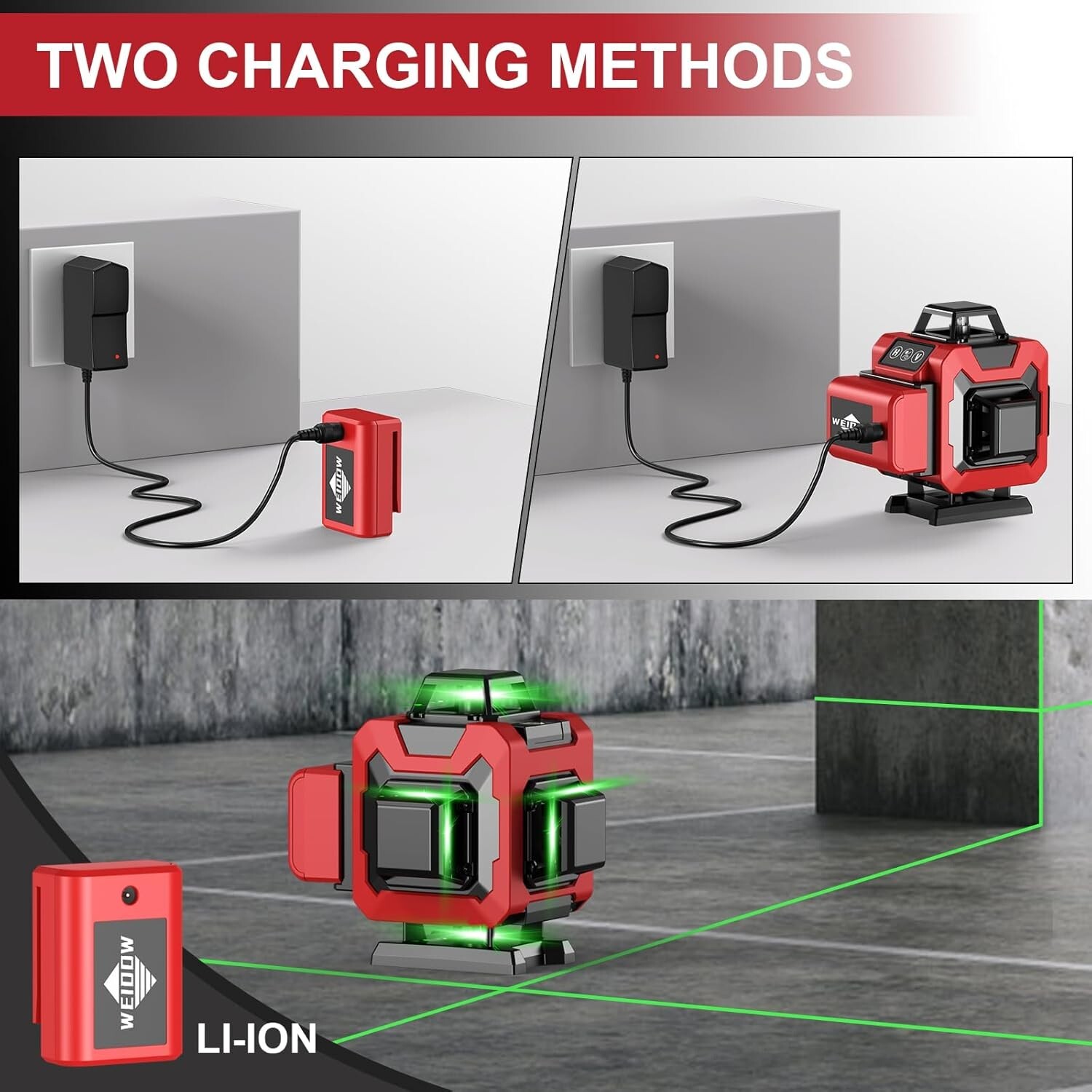 Laser Level 360 Self Leveling with Tripod for Construction Projects