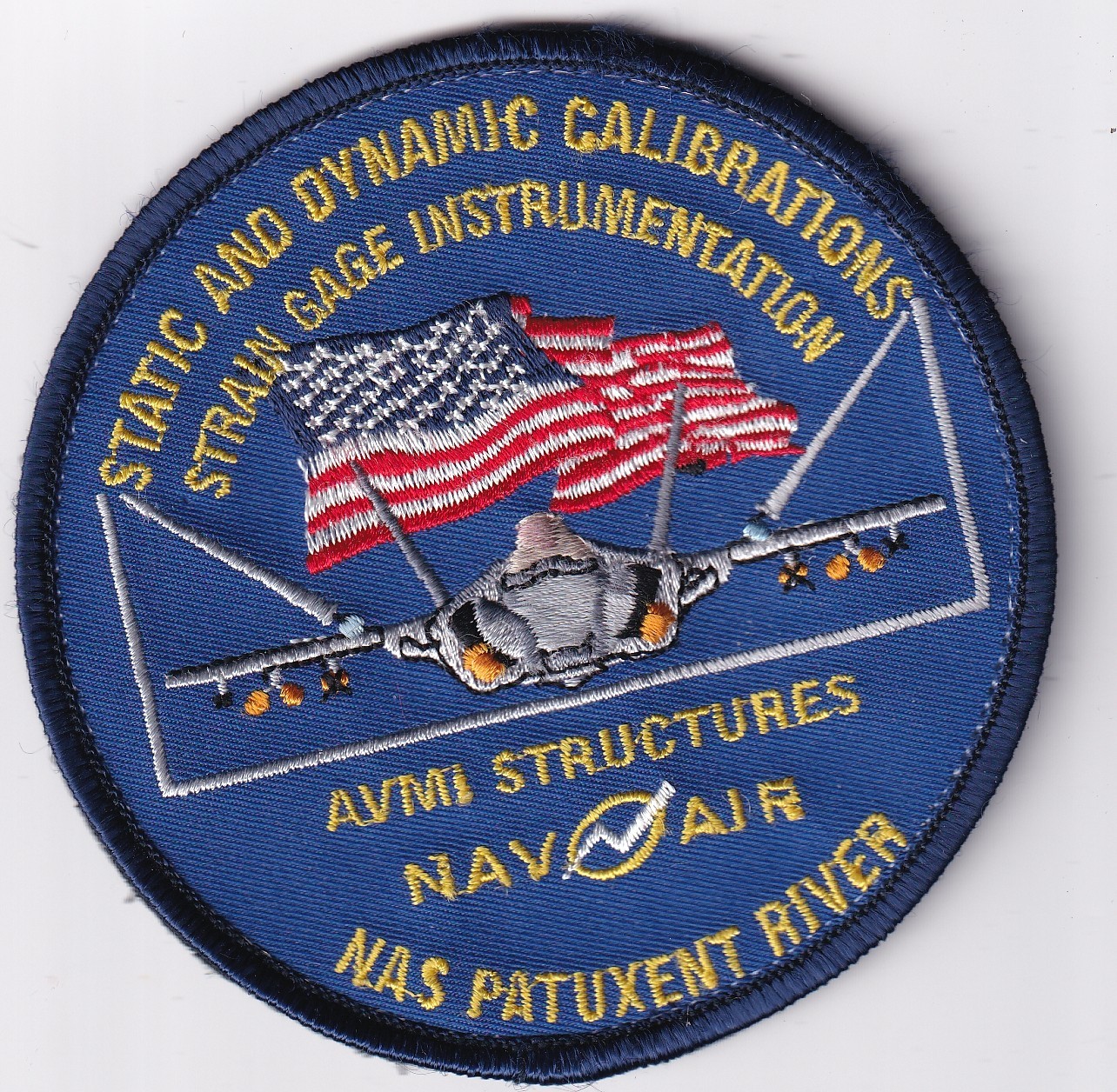 F-18 Static and Dynamic Calibrations Patuxent River patch US Navy Aviation USN