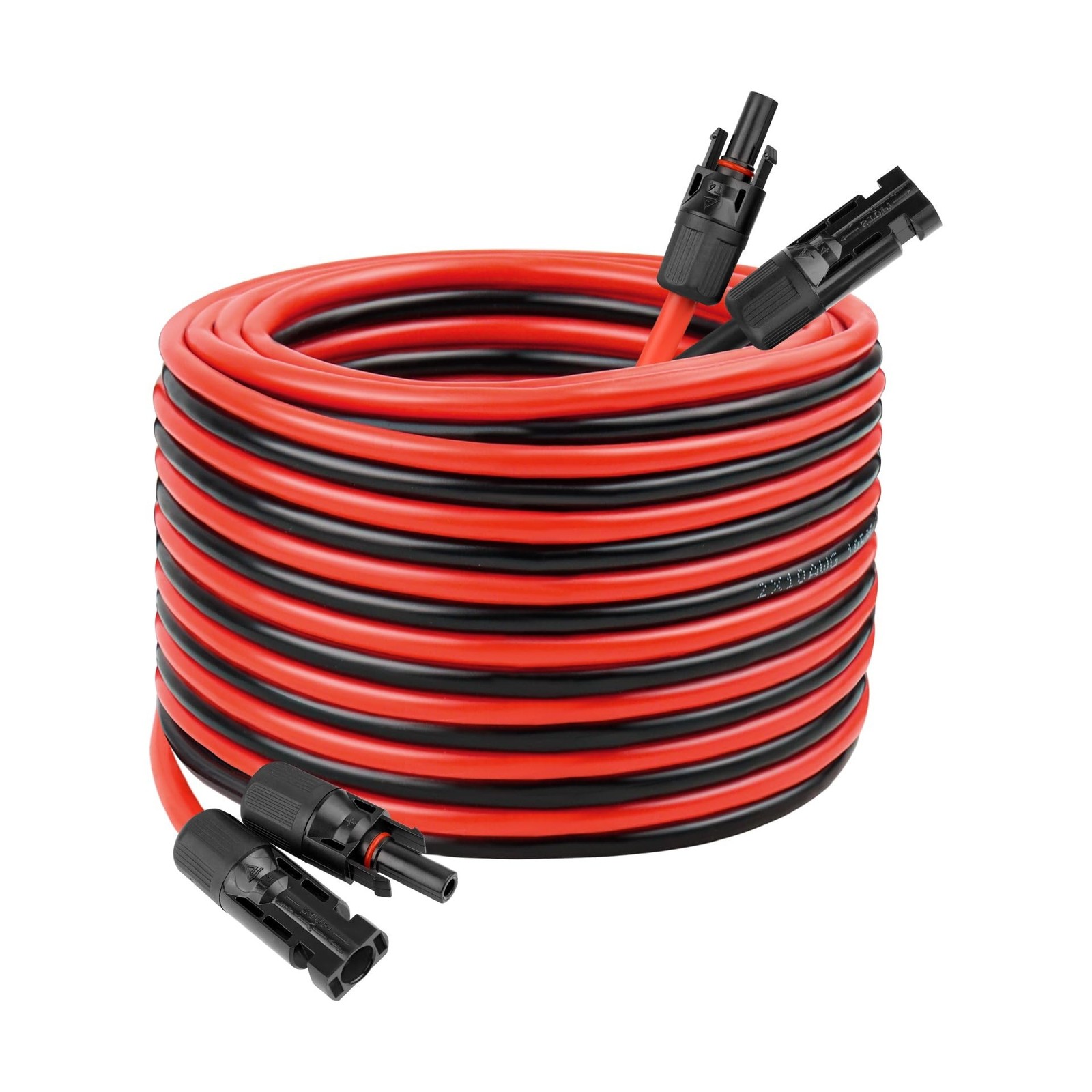 10 AWG Solar Extension Cable 100FT, Flexible Solar Panel Wire with Male to Fe...