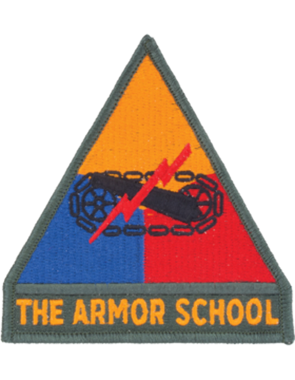 Armor School Patch Full Color Dress Sew-On