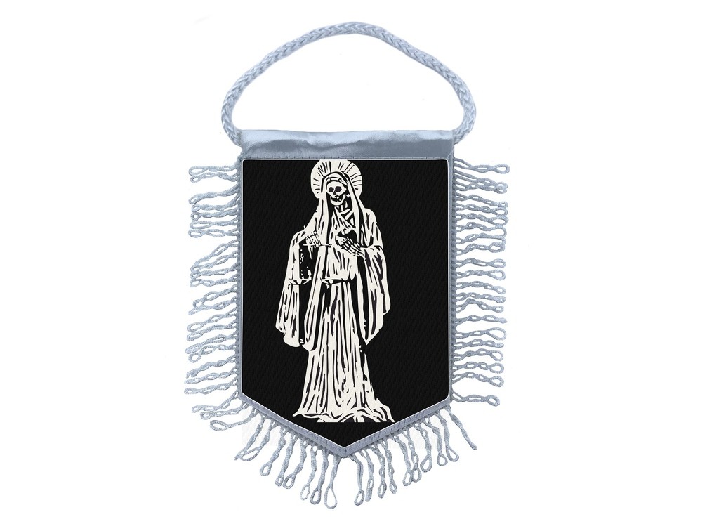 Mini Flag Santa Muerte Fanion