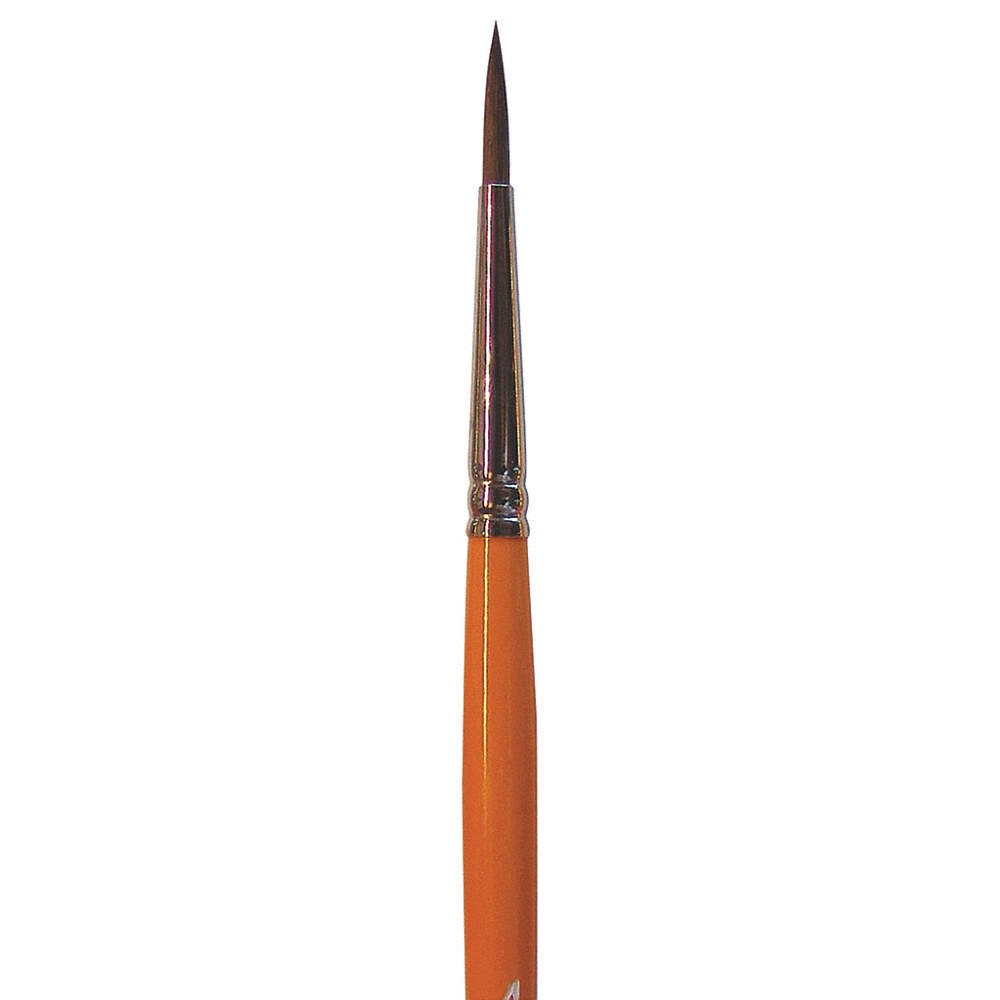 WOOSTER F1628-4 Paint Brush,#4,Artist,Camel Hair,Soft 2AJP6