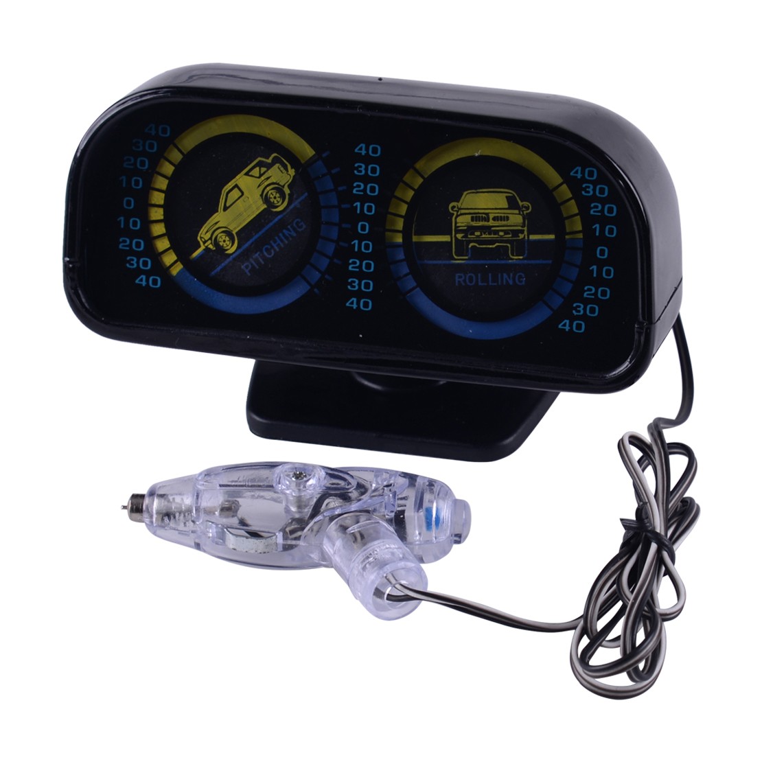 Car Compass Inclinometer Angle Slope Level Meter Finder Gradient Balancer Tool y