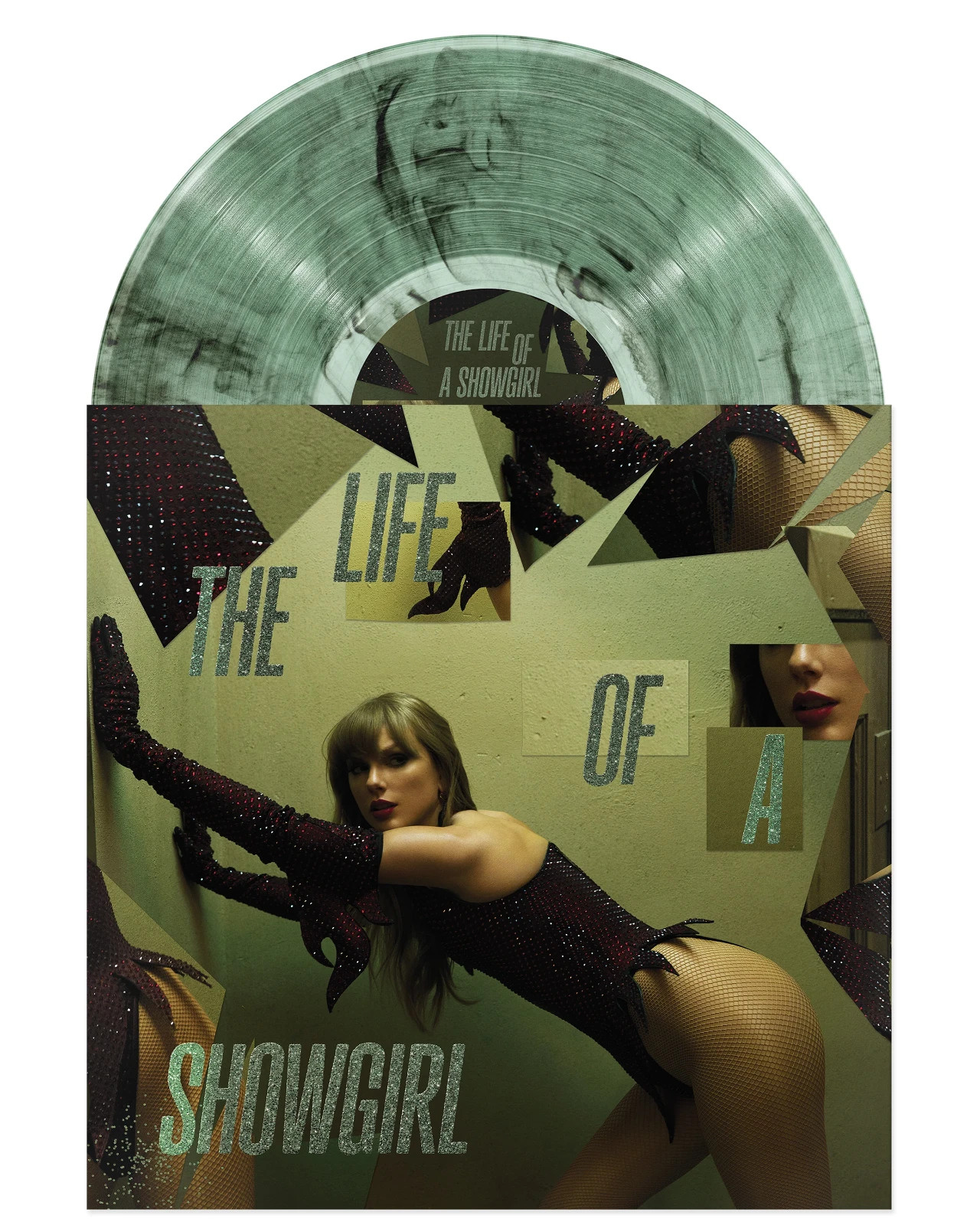 SHIPPED- Life of a Showgirl The Shiny Bug Edition Wintergreen Onyx Marbled Vinyl