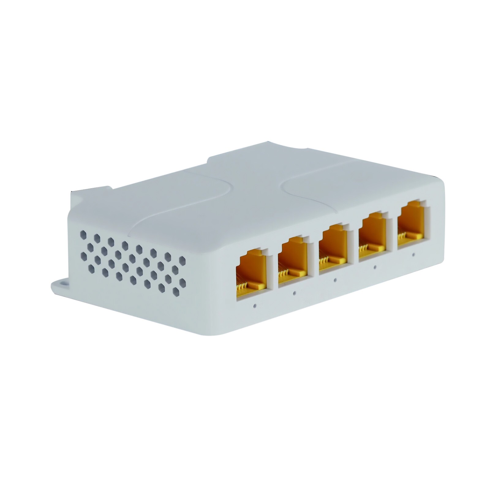 New  1in 4 Out  Gigabit PoE Extender 802.3af 5 Port PoE Repeater Vlan Extender