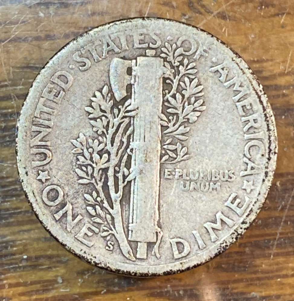 1925-S Mercury Dime Nice Original Choice F/VF CHRC