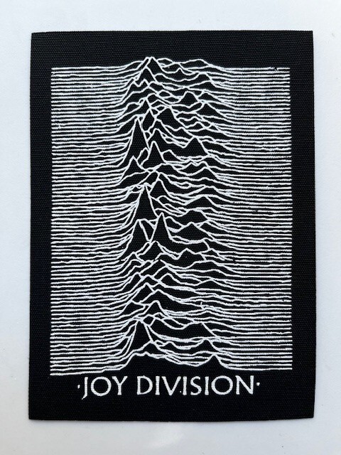 Joy Division Cloth Patch Sew On Badge Approx 5.5" X 4" (CP153)