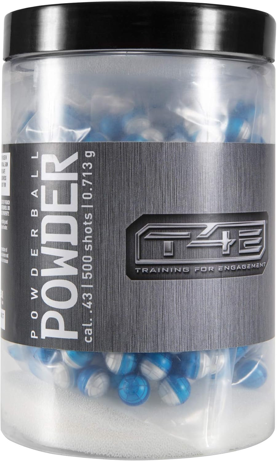 T4E Premium .43 Caliber Powder Ball Ammo for Paintball Guns, 500 Count, Multi (P