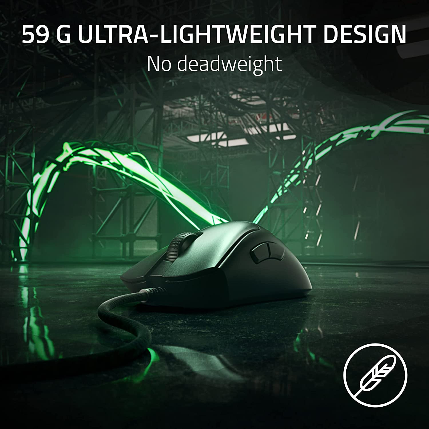 Deathadder V3 Wired Gaming Mouse: 59G Ultra Lightweight - Focus Pro 30K Optical