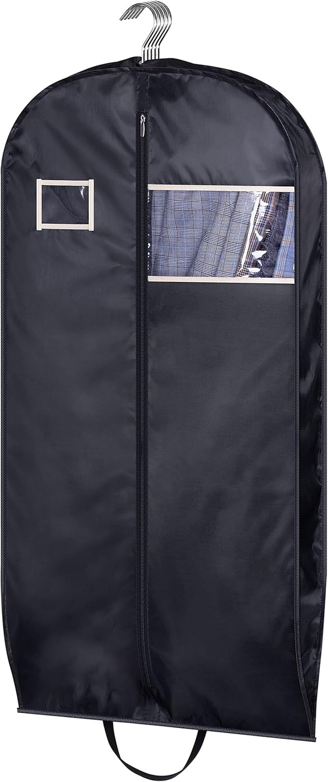 SLEEPING LAMB Water Resistant Suit Bags for Men Travel Gusseted Garment Bags Fol