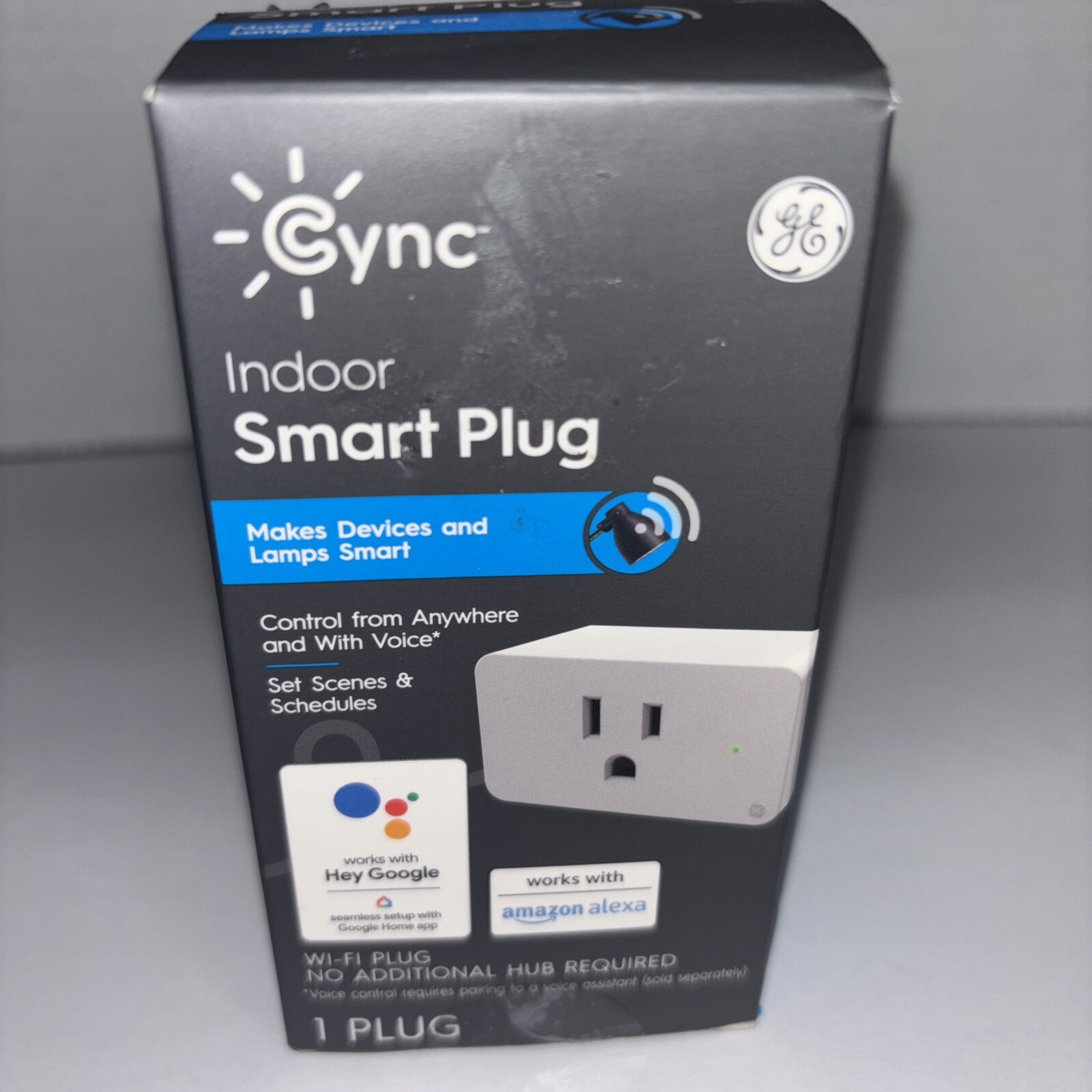 BRAND NEW IN BOX GE “Cync PC: 93103491 Indoor Smart Plug” - White