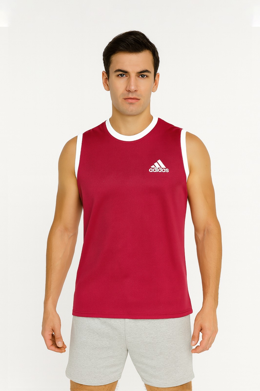 Adidas Men’s Performance Mesh Tank Top – Original | Sleeveless Sports Shirt