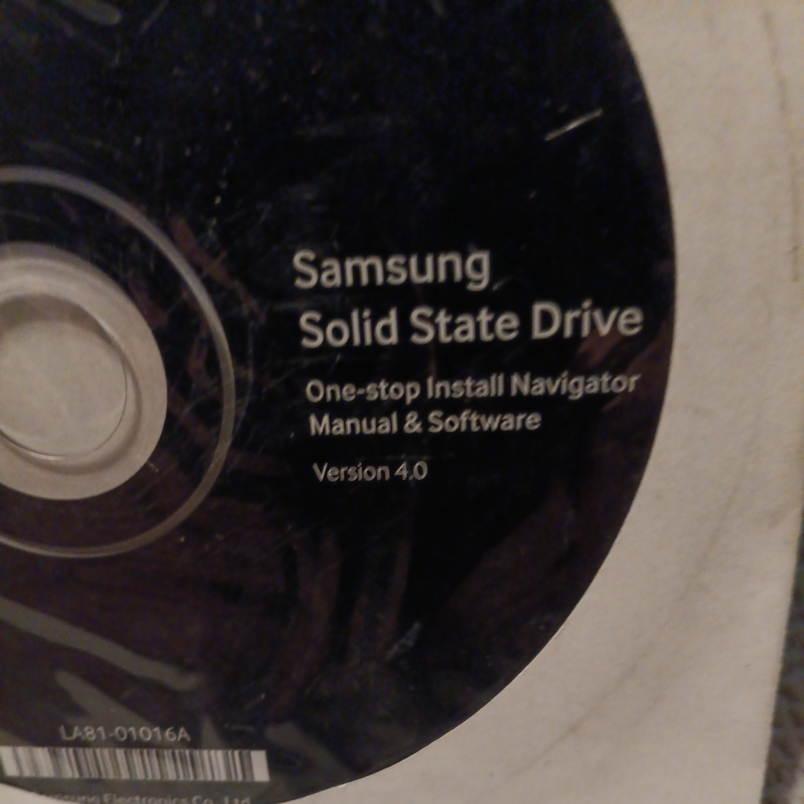 Samsung SSD 470 830 Install Navigator manual software CD-ROM Windows