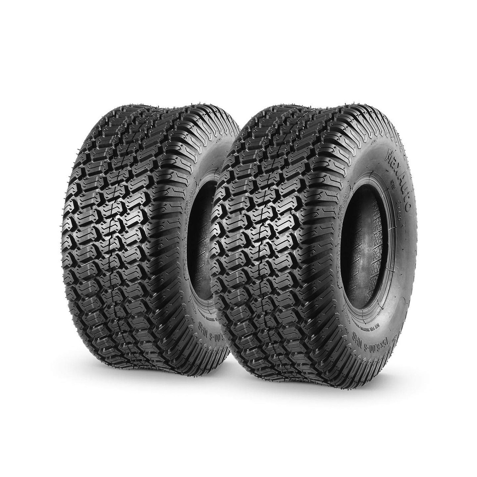 MaxAuto15x6.00-6 Lawn Mower Tire,15x6-6 Front Turf Tires, 15-6.00-6 Tubeless ...