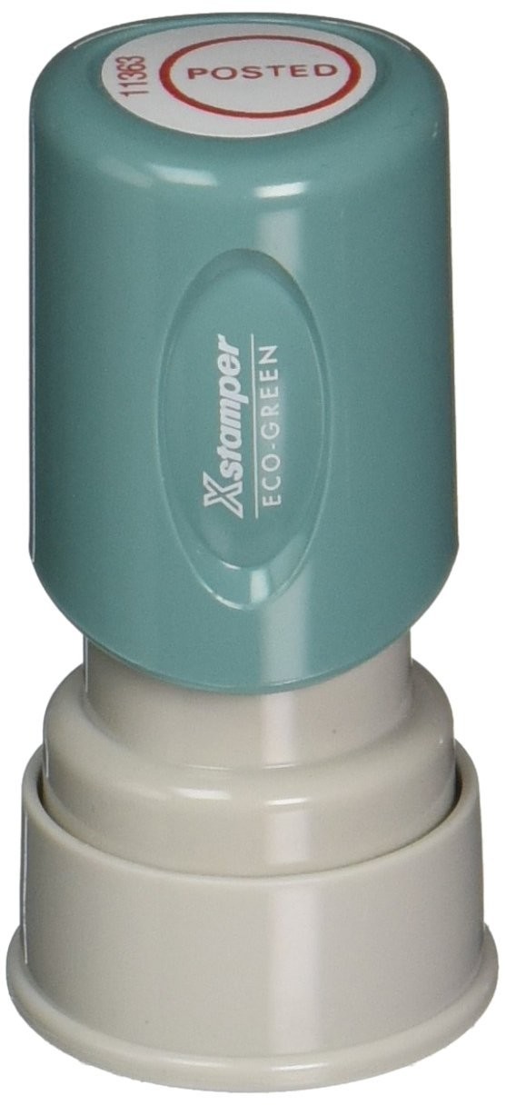 SHACHIHATA Specialty Posted Ink Stamp PreInked 5/8 Inch Red Office Tool