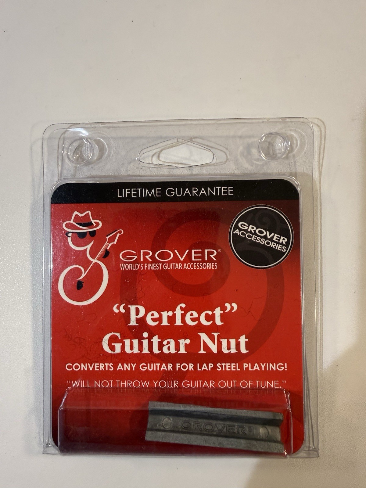 Grover "Perfect Nut" Slide Guitar Adapter for Acoustic & Electric Guitar GP1103