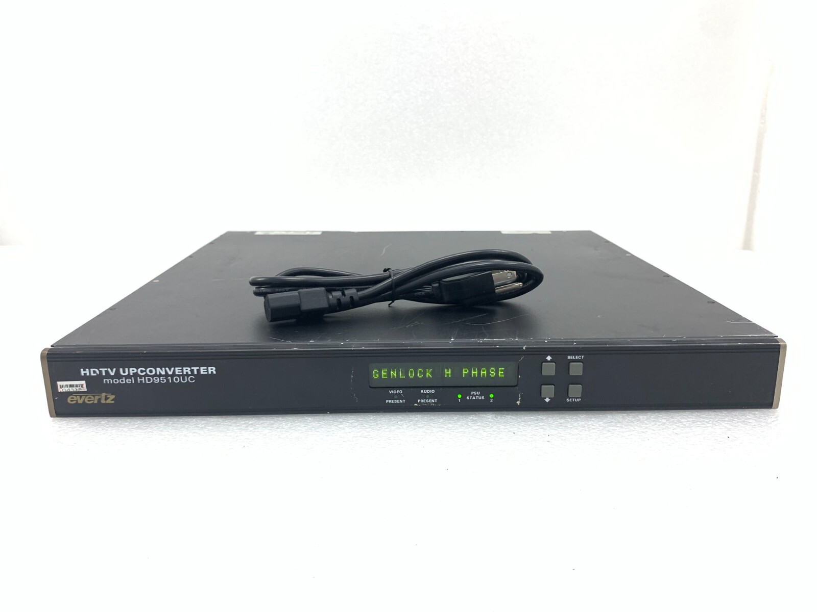 Evertz HDTV UPCONVERTER MODEL HD9510UC 115 / 230 V 50 / 60 Hz w/ POWER CORD !!!