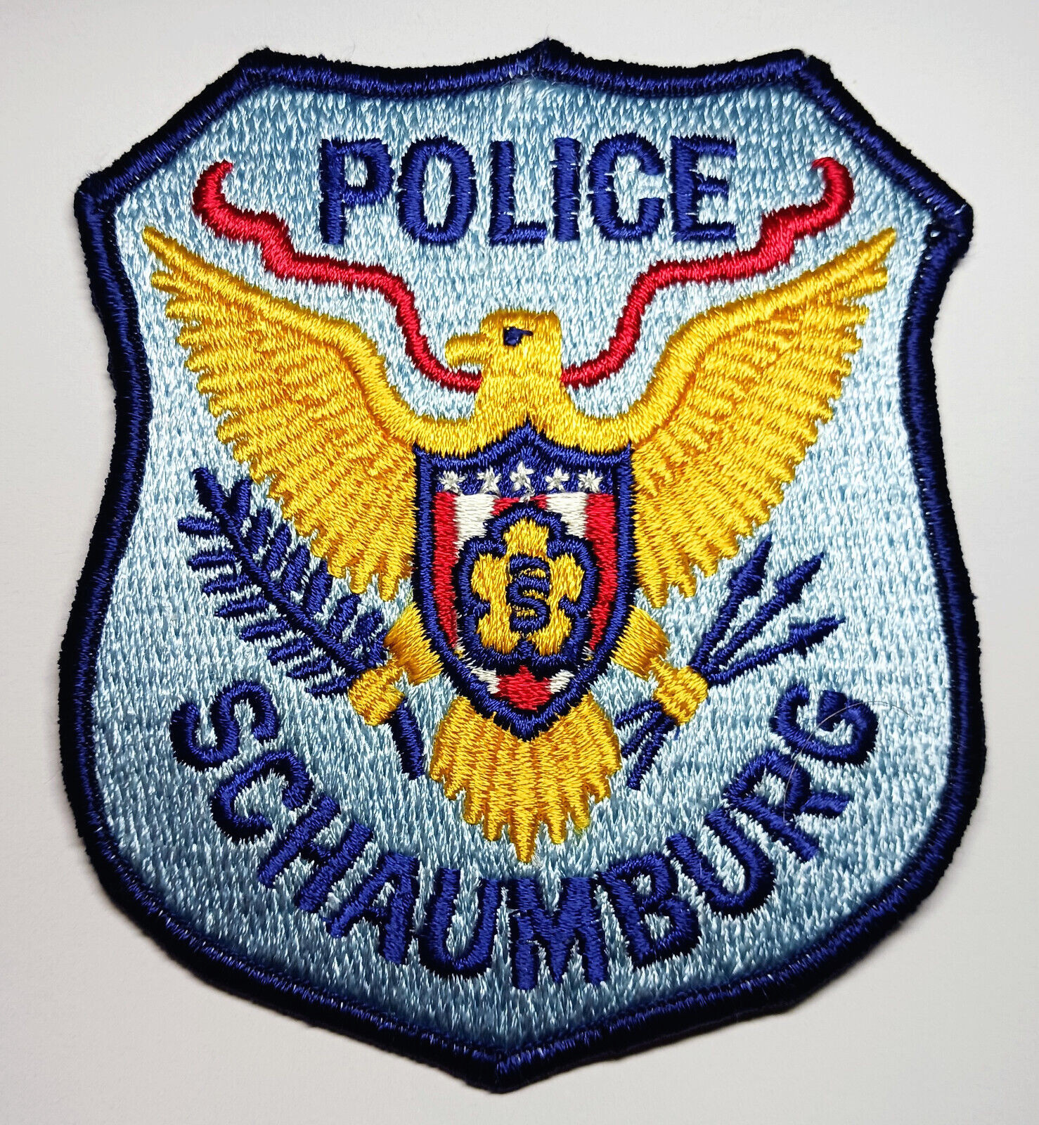 Schaumburg Illinois Police Patch - FREE Tracked US Shipping !