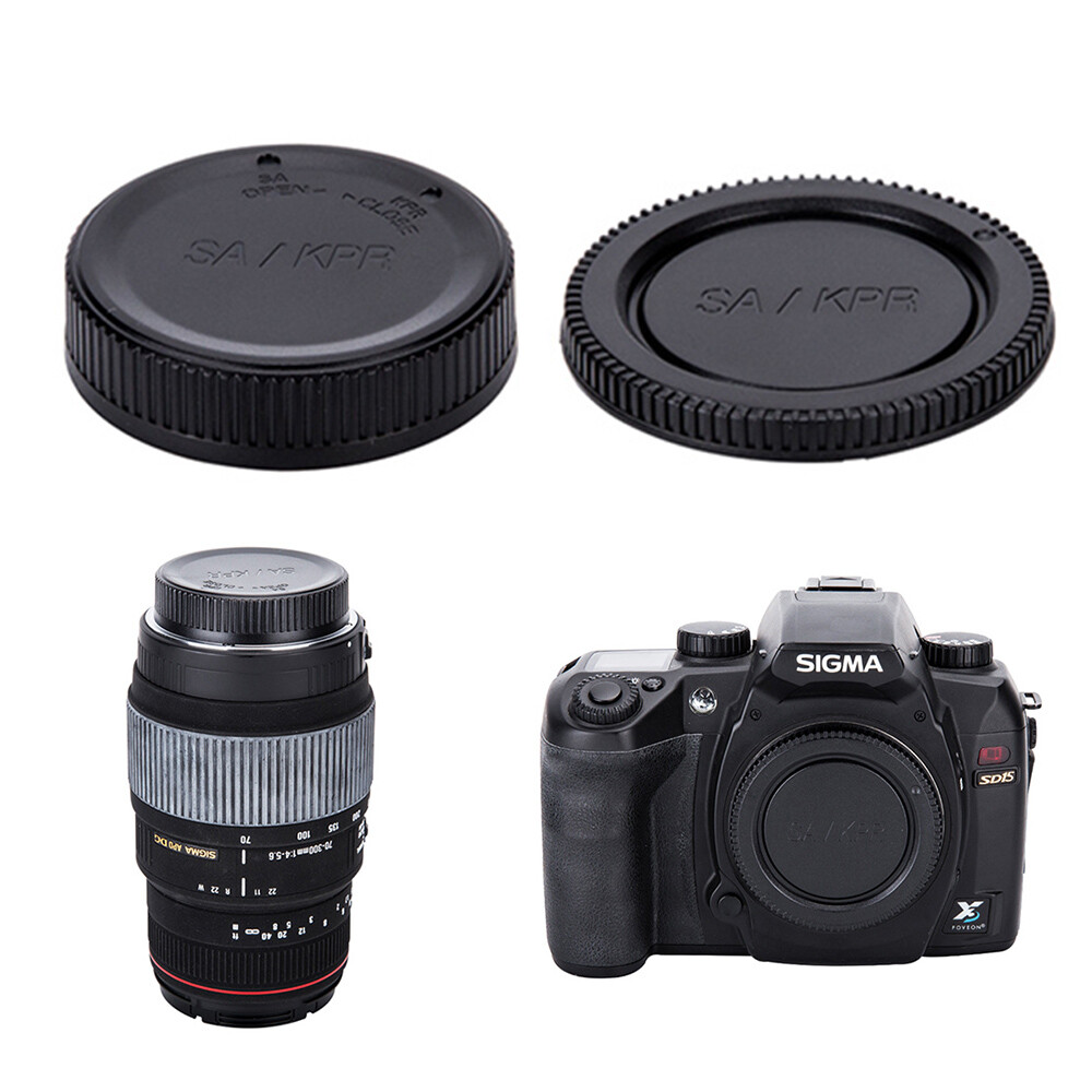 2Sets Body Cap and Rear lens cap fr SIGMA SD9 SD10 SD14 SD15 SD1 & SA Mount Lens