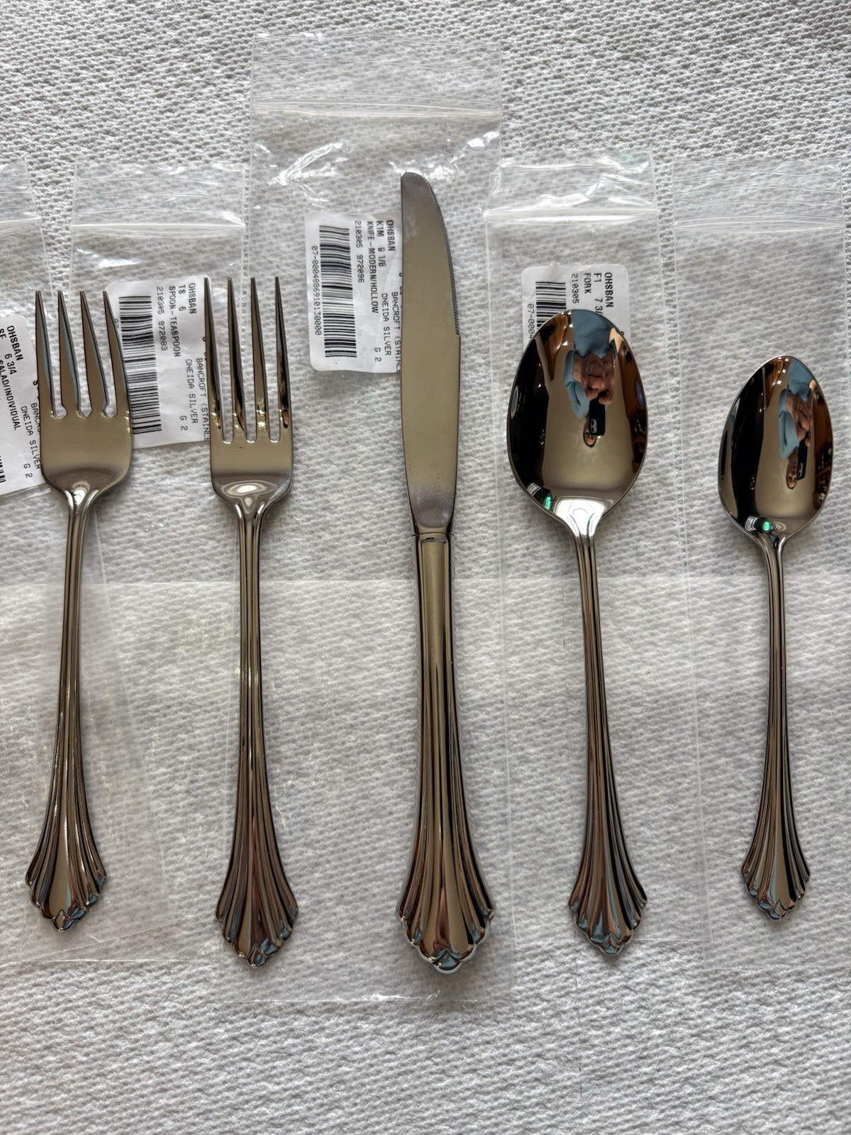 Oneida Silver Bancroft  5 Piece Place Setting New
