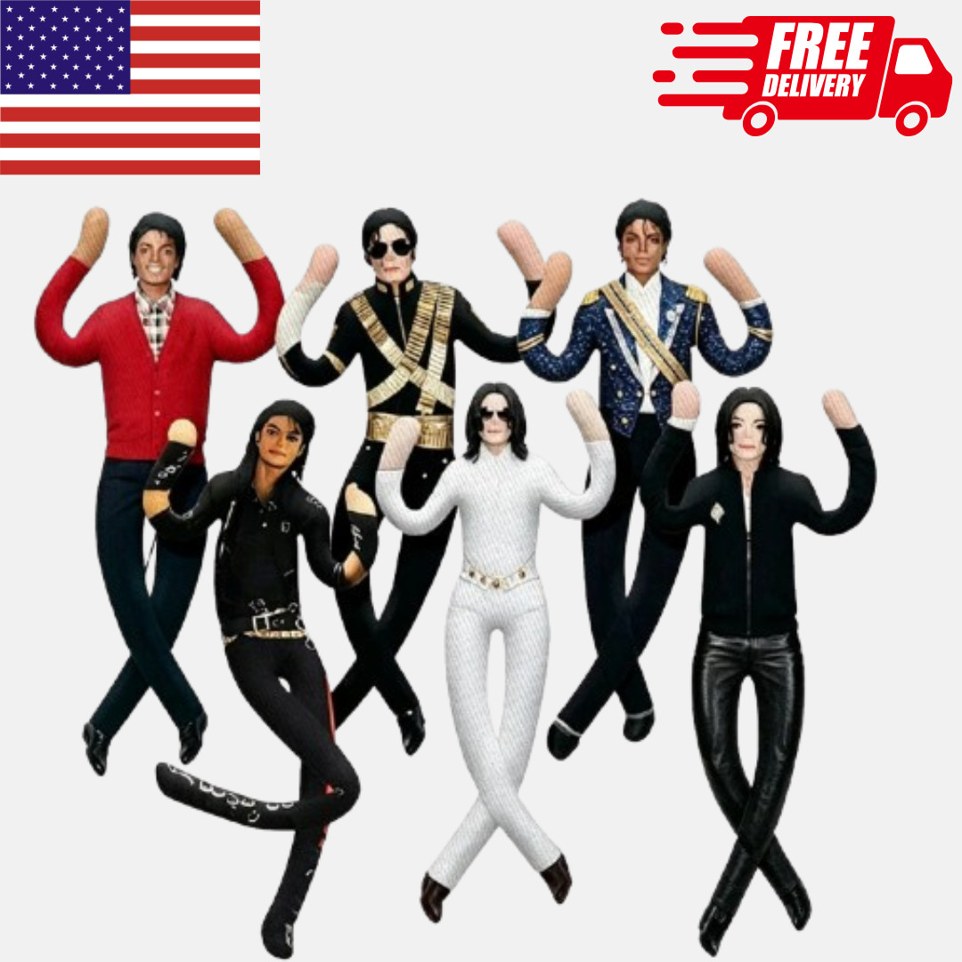 Michael Jackson Cosplay Doll Plush Stuffed Figure Abstract Joint Mobility Toy US