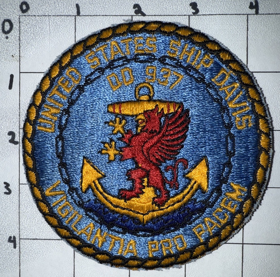 1970s - 1980s USN USS Davis DD-937 Patch (23)