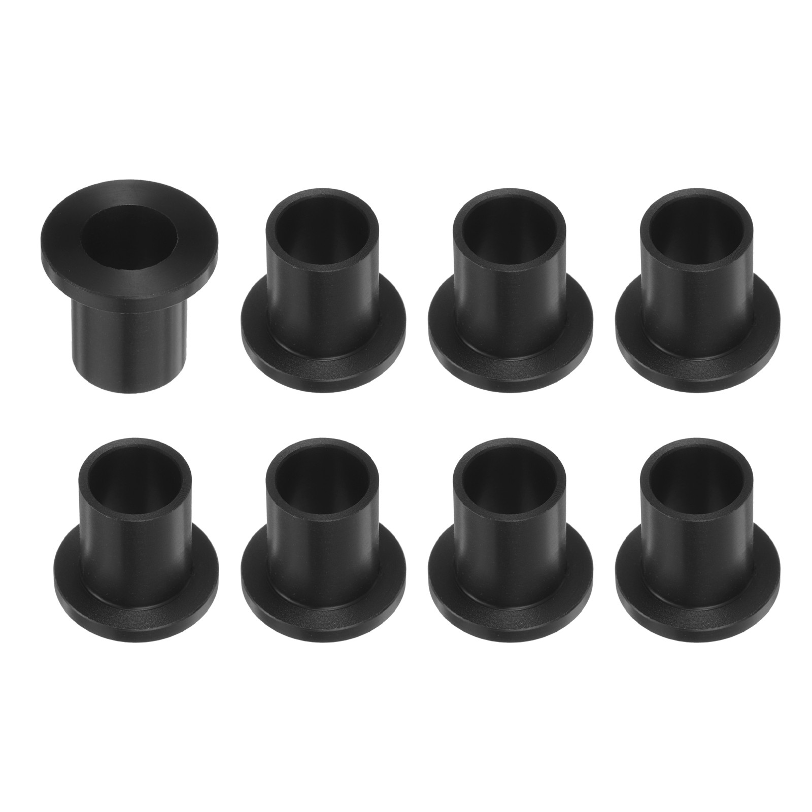 8pcs Flanged Sleeve Bearings 13mm Bore x 16.1mm OD x 22.1mm Length POM Bushings